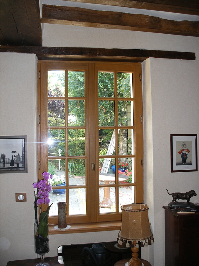 Création d'une fenêtre en bois sur-mesure