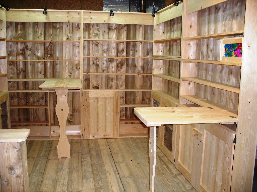 Stand en bois sur mesure